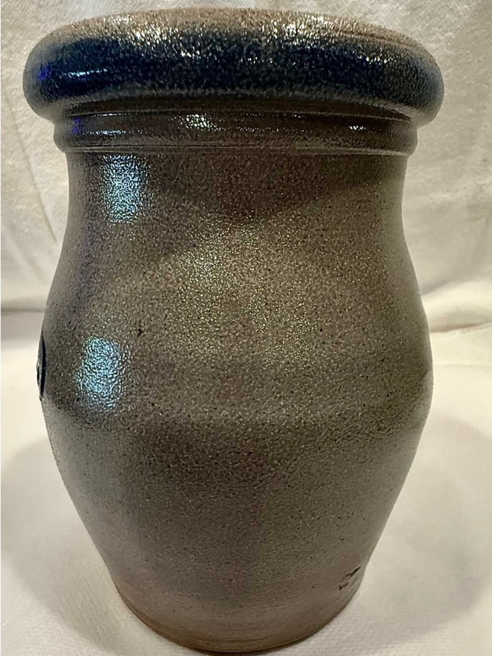 Vintage Rowe Pottery Stoneware Dragonfly Utensil Crock/Vase - Picture 5 of 7